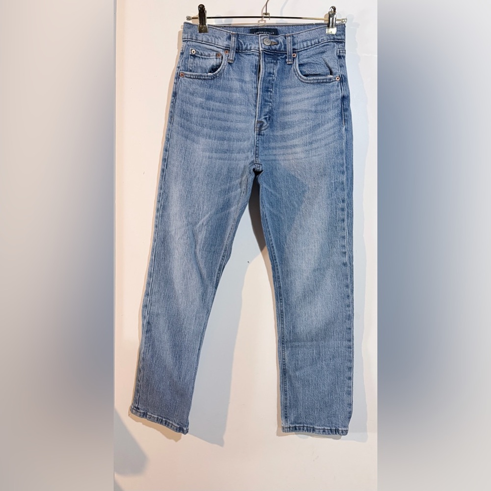 Light Blue women’s Straight Jeans